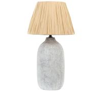 Ceramic Table Lamp Grey MATILDE