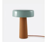 Ceramic Table Lamp Jimna Grey Green/Caramel