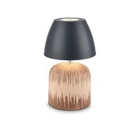 Ceramic Table Lamp LED Bedside Light Rechargeable Dimmable Cordless Warm 22cm