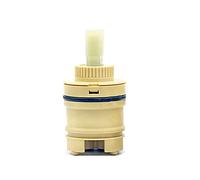 Ceramic Tap Cartridge Bathroom 40mm Ceramic Disc Plastic Basin Shower Lever Mixer Tap Inner Cartridge Replacement (40MM)