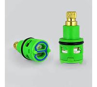 Ceramic Tap Cartridge, Replacement Ceramic Disc Cartridge Valve for Bathroom or Shower Mixer Taps (18mm)