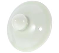 Ceramic Tea Cup Lid Replacement for Tea Kettle with Wear Resistance and Easy to Wash Features Suitable for Staying at Home and Parties Light Green Ceramic Cover