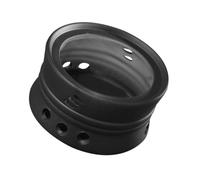 Ceramic Tea Heater Teapot Candle Warmer Black for Tea