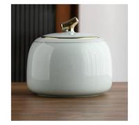 Ceramic Tea Jar, Porcelain Tea Canister for Loose Tea, Vintage Tea Caddy, Storage Container