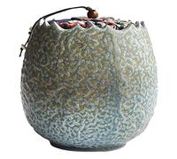 Ceramic Tea Jar Storage Jars Tea Tins Cans CanisterJapanese-style Ceramics Tea Canister Traditional Tea Caddy Sugar Canister For Kitchen Sealed Ceramics