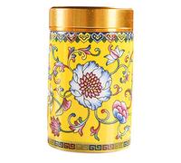 Ceramic Tea Jar Vintage Chinese Style Storage Jars Porcelain Tea Tin Tea Storage Tea Tea Canister Tea Storage Can with Sealed Lids for Spice Tea Coffee Condiment 80ml