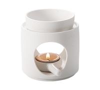 Ceramic Tea Light Candle Holder - Ceramic Oil Burner Diffuser, Oil Wax Melts Cylindrical Separator Model, Tea Light Wax Melt Warmer, Candle Burnerfor Home Office Decor
