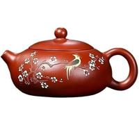 Ceramic Tea Pot, Handmade Zisha Purple Clay Ceramic Teapot Decoration