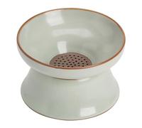 Ceramic Tea Strainer Opening Film Porcelain Integrated Tea Funnel Mesh Filter Set Fair Mug Strainer for Home Decor