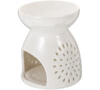 Ceramic Tealight Essential Oil Burner White Simple Design