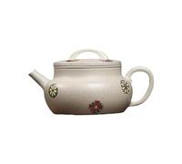 Ceramic Teapot Small Capacity White Jade Clay Teapot for Household Use, Suitable for Personal Tea Brewing Porcelain
