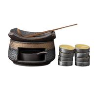 Ceramic Teapot Warmer - Ceramic Heater with Candle Holder | Oil Diffuser for Home, Living Room, Dining Table, Hotel, Workplace, Meditation, Relaxation & Aromatherapy Use