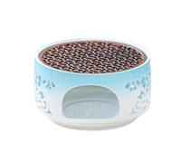 Ceramic Teapot Warmer,Tea Light Warmer,Tea Insulation Japanese Teapot Warmer Base,Candle Holder Teaware Multi-Functional Heating Base for Teapots and Food