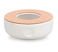 Ceramic Teapot Warmer, Teapot Heater, Tea Light Warmer, Suitable for Teapot and Mugs, 6 Inches (Candles not Included)