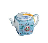 Ceramic Teapot with Enamel Filter for Home Brewing, Design for Tea or Coffee, Stylish and Functional, Perfect for Everyday Use