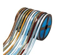 Ceramic Tile Gap Tape, Self Adhesive Trim Strips for Bathroom, Kitchen, Shower, Sink & Counter Edge Sealing (Silver,15mm/6m)