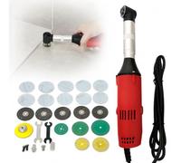 Ceramic Tile Seaming Machine, 500w Electric Tile Floor Seam Opener & Cleaner, 90° Compact Head & 3mm Collet, 6 Speed Adjustable, for Grinding Sanding Polishing Engraving Deburring
