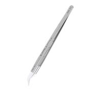 Ceramic Tipped Stainless Steel Tweezer Tips Heat Pointed Resistant Tweezer Electronic Soldering Tool Industrial Ceramic Sensitive Components
