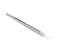 Ceramic Tipped Stainless Steel Tweezer Tips Heat Pointed Resistant Tweezer Electronic Soldering Tool Ceramic Tip