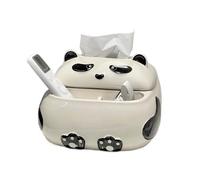 Ceramic Tissue Box Cover - Multifunctional Decorative Holder for Home & Office, Reusable Facial Tissue Organizer, Stylish Desk Accessory, Modern Design
