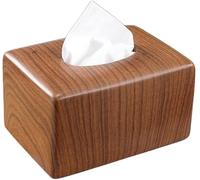 Ceramic Tissue Box, Fashion Desktop Tissue Box Cover Modern Simple for Bathroom Kitchen Bedroom Refillable,(Rectangle Style 2)