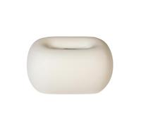 Ceramic Tissue Box Holder - Elegant White Decorative Tissue Dispenser for Living Room, Coffee Table & Desktop - Stylish Paper Tissue Storage Solution