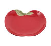 Ceramic Tomato Shaped Serving Tray for Kitchen Use and Family Parties