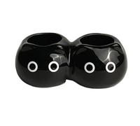 Ceramic Toothbrush Holder Cute Siamese Cat Electric Toothbrush Rack Storage Shelf Toothpaste Placement Home Bathroom Decoration(B2)