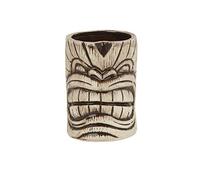 Ceramic Toscano Kanaloa Tiki Mug 450ml - Light/Coffee Brown