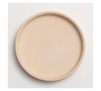 Ceramic Tray,Round Fruit Storage Box,Flower Pot Decorative,Suitable for Living Room and Balcony(Color1,22x22x2.8cm)