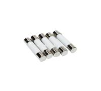 Ceramic Tube Cartridge Fuses Assortment, 10PCS 6x30mm Tube Fuse 250V 0.5A 1A 2A 3A 4A 5A 6A 8A 10A 12A 15A 20A 25A 30A Fast Fusing 6 * 30mm(5A)