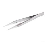 Ceramic Tweezers Combining Stainless Steel Strength and Zirconia Tip Precision for Demanding Technical Applications (Straight Tip)