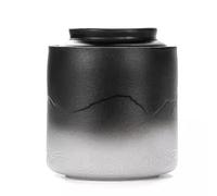 Ceramic urns, Hand Ceramics Keepsake Urns for Pet/Dog/Cat Ashes, Display Burial at Home or Office Decor(Gradient a,Small)
