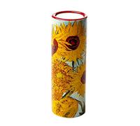 Ceramic VAN GOGH SUNFLOWERS Tea Light Holder Candlestick by Parastone - with tealight