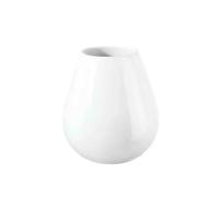 Ceramic Vase ASA Selection White Glossy Drop Shape Height 18cm