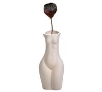 Ceramic Vase Body Vase - Artistic Female Vase, Female Aesthetic Body Decorative Sculpture | Feminist Modern Curve Decoration, Indoor Flower Pot Statue for Home
