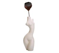 Ceramic Vase Body Vase - Artistic Female Vase, Female Aesthetic Body Decorative Sculpture | Feminist Modern Curve Decoration, Indoor Flower Pot Statue for Home
