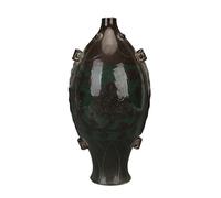 Ceramic Vase Creative Hand-made Office Decoration Unique Carved Floral Antique Porcelain Ornaments Vases For Centerpieces