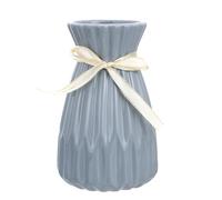 Ceramic Vase for Desktop Decorative Flower Container Modern Blue
