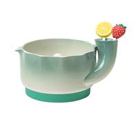 Ceramic Vortex Fruit Washing Bowl Self-Rinsing Blueberry Rinser