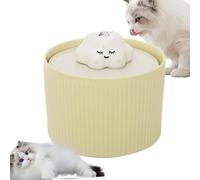 Ceramic Water Fountain for Cats - Silent Automatic Drinking Fountain USB 1.2 L 14 x 13 cm | Circulation of Dry Protection of the Intelligent Filter | Ceramic Fountain