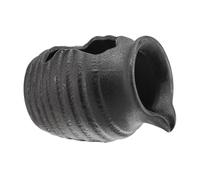 Ceramic Water Fountain Jar with Circulation for Fish Aquariums | Vintage Black Terracotta Design, Elegant Pottery Appearance, Suitable for Office Workers and Home Gardeners