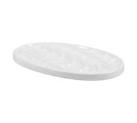 Ceramic Watercolor Palette for Artists and Beginner Painters White Wave