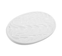 Ceramic Watercolor Palette Tray for Beginner Painters White
