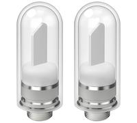 Ceramic Wax Melter Hot Knife Blade 2Pcs, 510 Screw Battery Fits, Flat Stainless Base with Wax Melting Tool, Fast-Heating Tip Ceramic for Waxing, Craft Heating, Concentrate Melting