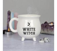Ceramic White Witches Cauldron Halloween Mug (500 Ml)