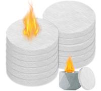 Ceramic wool sponge 12pcs Table Top Firepit Sponge Cotton Core for Bioethanol Fireplaces Ceramic Wool Fiber Insulation for Tabletop Fire Pit to Extend Burning Time