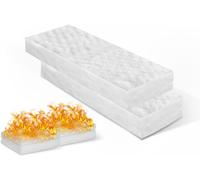 Ceramic Wool sponge, 4PCS Ceramic Sponge for Bioethanol Fireplace,Wool For Bio Ethanol Fireplace Burner 30 x 10 x 2.5 cm