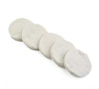 Ceramic Wool Sponge, Ceramic Wool For Bioethanol Fireplace, Round Ceramic Sponge For Bio Ethanol Fireplace Inner Gel Ethanol Ceramic Sponge For Bioethanol Burner(5pcs)