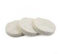 Ceramic Wool Sponge, Ceramic Wool For Bioethanol Fireplace, Round Ceramic Sponge For Bio Ethanol Fireplace Inner Gel Ethanol Ceramic Sponge For Bioethanol Burner(3pcs)